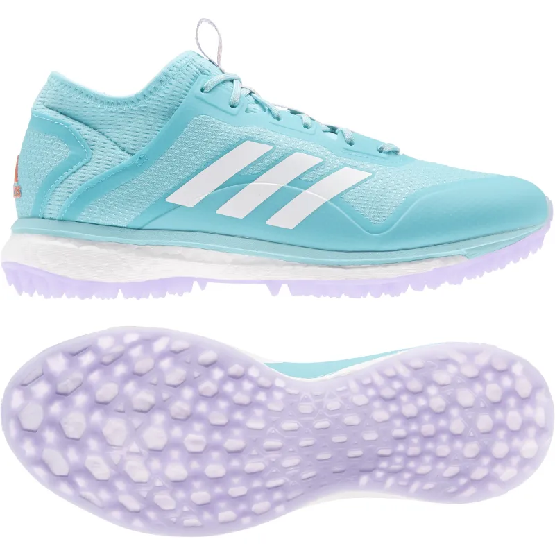 Adidas Fabela X Empower Hockey Shoes - Aqua (2023/24) 1 Adidas Fabela X Empower Hockey Shoes - Aqua (2023/24)