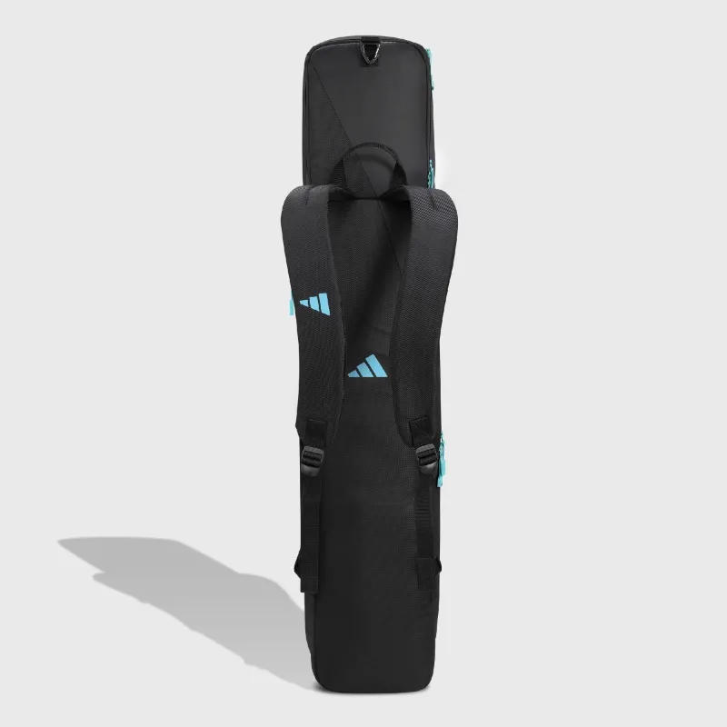 Adidas VS .6 Stick Bag - Black/Aqua (2023/24) 2 Adidas VS .6 Stick Bag - Black/Aqua (2023/24) - Image 2