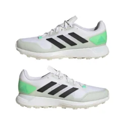 Adidas Zone Dox 2.2S Hockey Shoes - White (2023/24) -Hockey Store adidas zone dox 22s hockey shoes white 2022 23 5