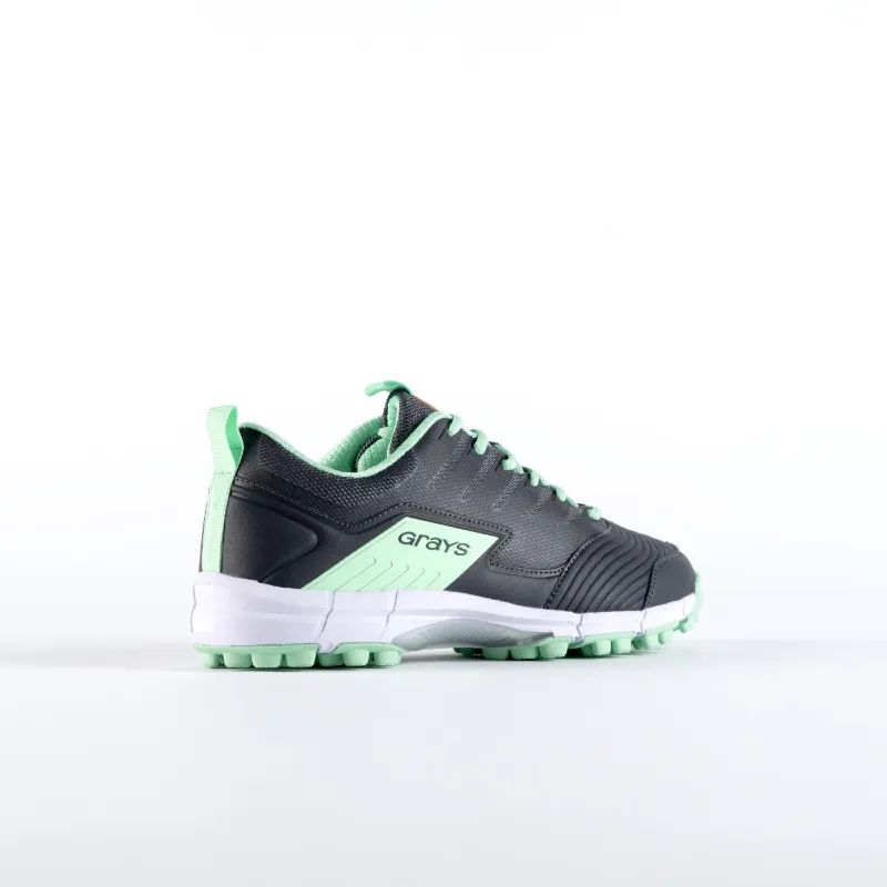 Grays Flash 3.0 Hockey Shoes - Charcoal/Mint (2023/24) 5 Grays Flash 3.0 Hockey Shoes - Charcoal/Mint (2023/24) - Image 5