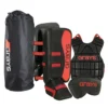 Grays G90 Junior Goalie Set - Black/Red (2023/24)