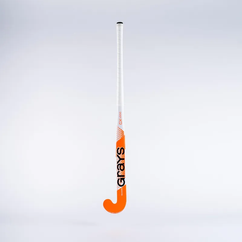 Grays GX1000 Ultrabow Hockey Stick - White/Orange (2023/24) 3 Grays GX1000 Ultrabow Hockey Stick - White/Orange (2023/24) - Image 3