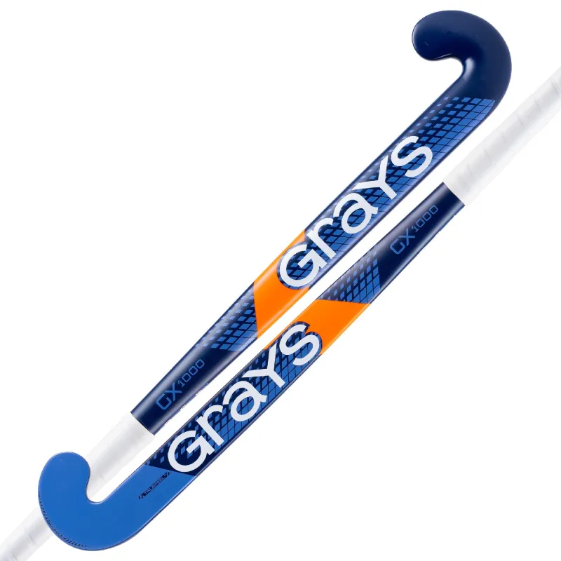 Grays GX1000 Ultrabow Junior Hockey Stick - Navy (2023/24) 1 Grays GX1000 Ultrabow Junior Hockey Stick - Navy (2023/24)