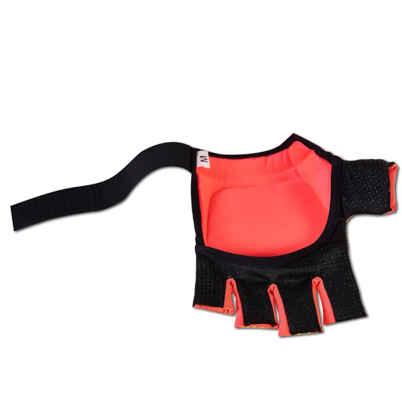 JDH Micro Hockey Glove - Pink/Black/Yellow (2021/22) 2 JDH Micro Hockey Glove - Pink/Black/Yellow (2021/22) - Image 2