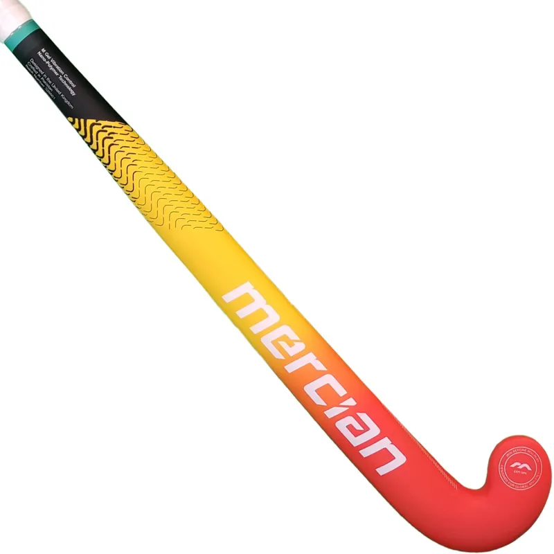 Mercian Genesis CF5 Pro Hockey Stick - Red/Yellow (2023/24) 1 Mercian Genesis CF5 Pro Hockey Stick - Red/Yellow (2023/24)