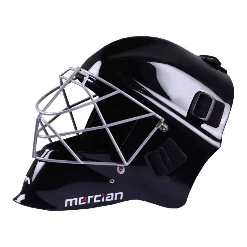 Mercian Genesis Senior Goalie Helmet - Black (2022/23) 3 Mercian Genesis Senior Goalie Helmet - Black (2022/23) - Image 3