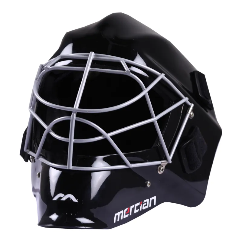 Mercian Genesis Senior Goalie Helmet - Black (2022/23) 4 Mercian Genesis Senior Goalie Helmet - Black (2022/23) - Image 4