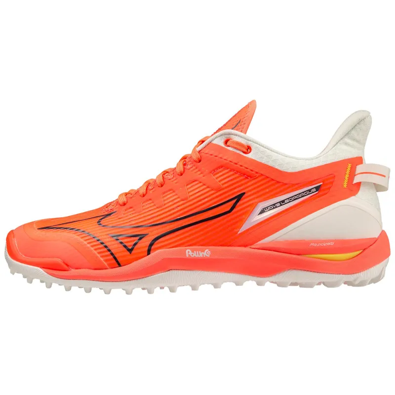 Mizuno Wave Leopardus Hockey Shoes - Neon Flame (2023/24) 1 Mizuno Wave Leopardus Hockey Shoes - Neon Flame (2023/24)