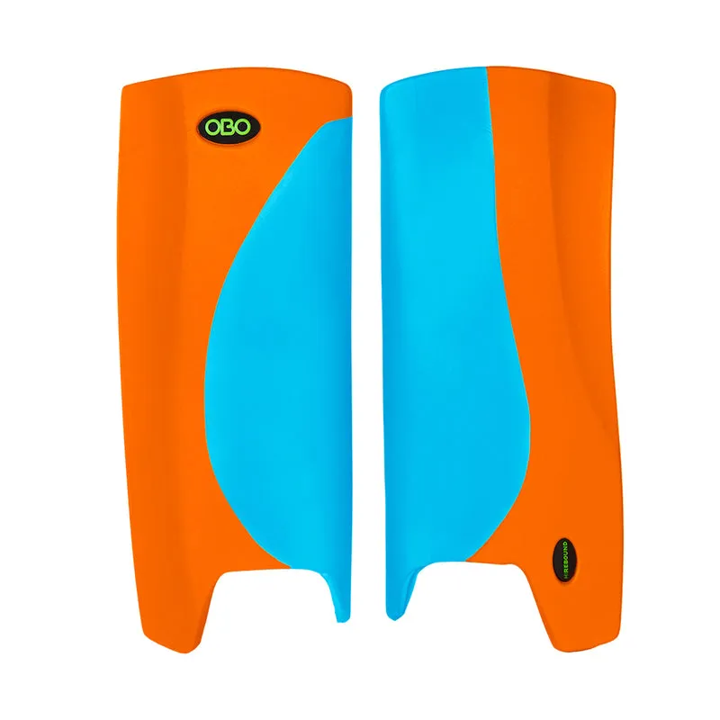 OBO Robo Hi-Rebound Legguards - Peron Blue/Orange 1 OBO Robo Hi-Rebound Legguards - Peron Blue/Orange