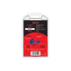 OPRO Self-Fit GEN4 Silver Mouthguard - Red/Blue -Hockey Store opro self fit gen4 silver mouthguard red blue 2