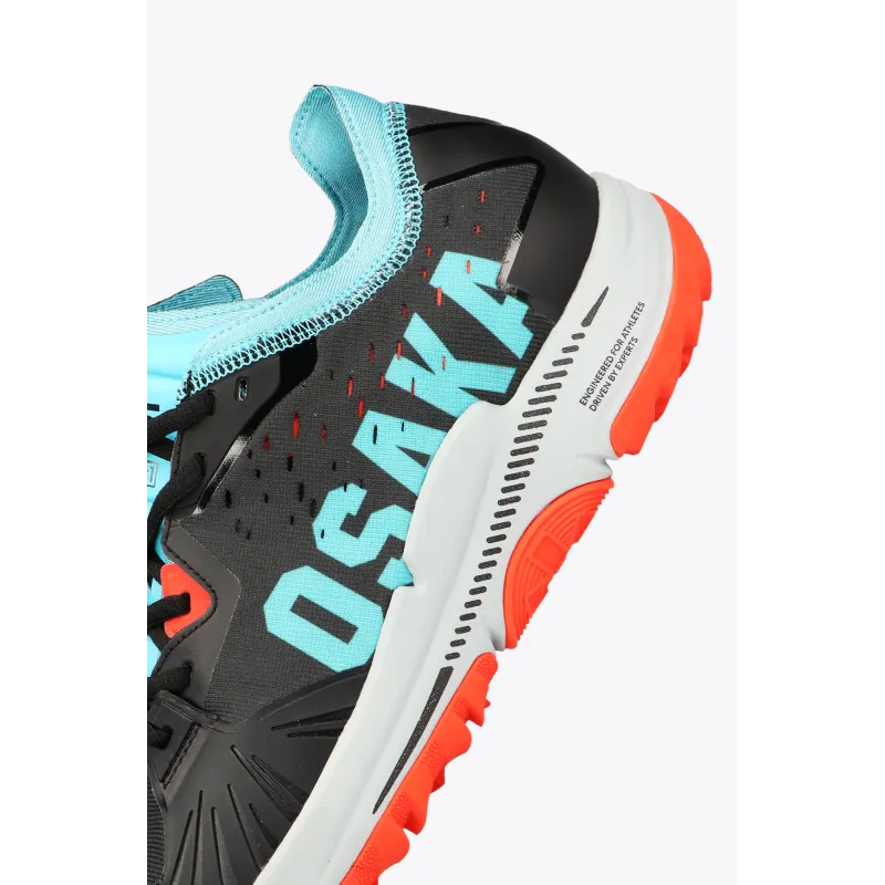 Osaka IDO MK1 Standard Hockey Shoes - Analog Black/Aqua Blue (2021/22) 5 Osaka IDO MK1 Standard Hockey Shoes - Analog Black/Aqua Blue (2021/22) - Image 5