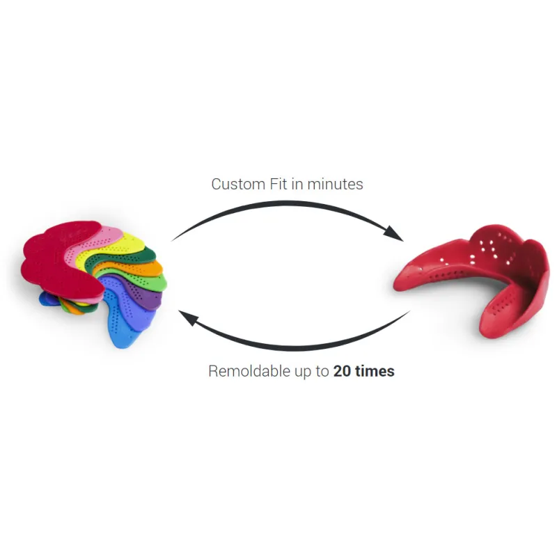 SISU 1.6mm Aero Mouthguard - Hot Pink 2 SISU 1.6mm Aero Mouthguard - Hot Pink - Image 2