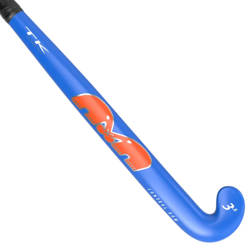 TK 3 Junior Control Bow Hockey Stick - Blue/Orange (2023/24) 1 TK 3 Junior Control Bow Hockey Stick - Blue/Orange (2023/24)